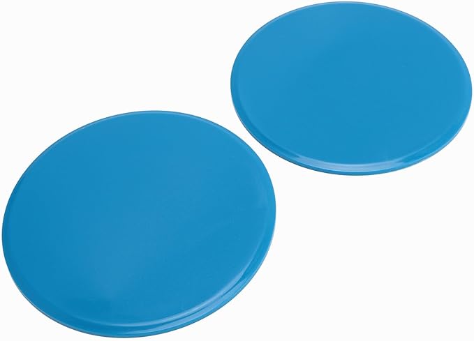 2pcs Core Sliders for Full Body Workout | Dual Sided Gliding Discs for Home/Gym/Travel | 7in Portable Exercise Equipment for Core Strength & Stability