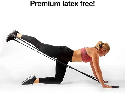 Resistance Band for Working Out | Super Exercise Bands 8,16,24 Yard Bulk Rolls |10 Strengths in Light Medium and Heavy Resistance Bands | Latex Free Workout Bands Including App and e-Book