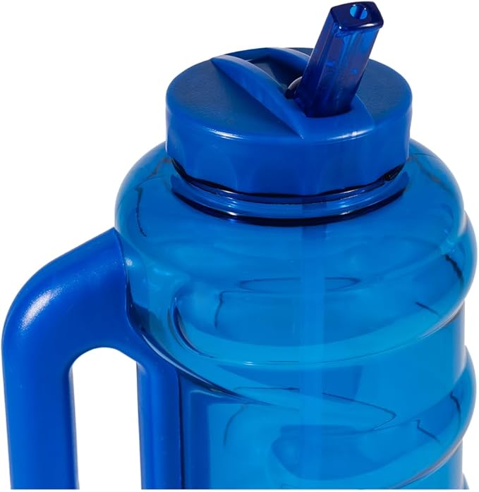 COOL GEAR 3-Pack BEAST 64 oz Jug with Handle | Large Capacity Water bottle for Athletes, Fitness, Gym, & Outdoor Sports | Wide mouth, Leak proof - Blueberry Pack