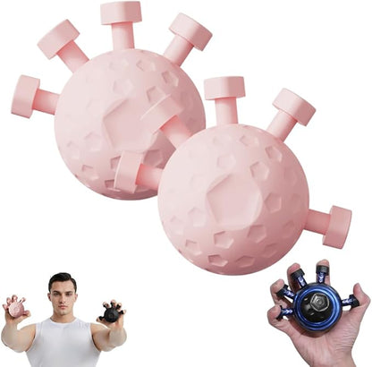 Finger Grip Strengthener, Hand Grip Strength Trainer, Hand Muscle Trainer, Finger Exerciser Grip Tool, Adjustable Hand Grip Strength Trainer for Grip Strength and Grip Training