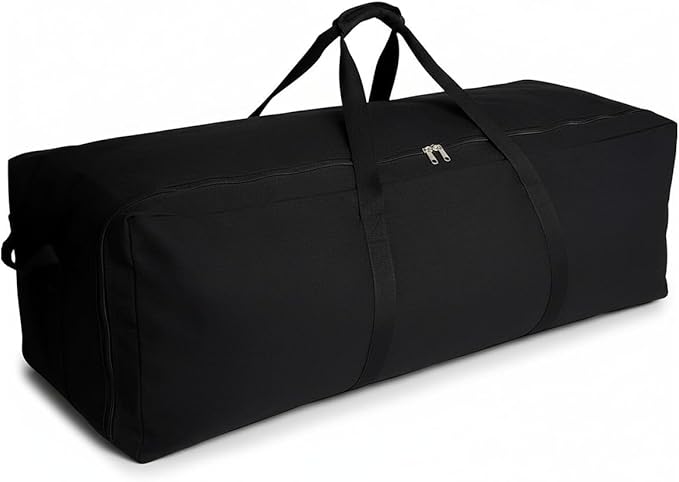 Extra Large Canvas Duffle Bag Heavy Duty, Camping Tent, Sports Equipment, Travel Storage
