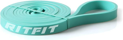 RitFit Pull Up Assist Band - Premium Resistance Band for Pull Up Assistance, Resistance Training, Body Stretching, Powerlifting, Mobility Training