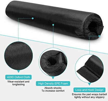 Weightlifting Pad, Portable and Lightweight, Cushioned Foam for Weighted, for Squats Lunges Hip Thrusts