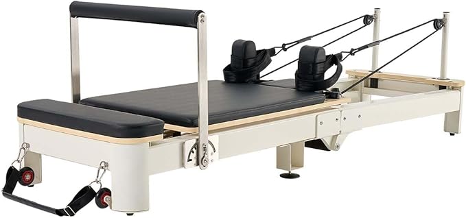 VEVOR Pilates Reformer Accessories for Home Gym, Include Reformer Box/Chair/Spine Corrector/Wall Mounted Machine/Jump Board/Foldable & Dual Resistance Springs