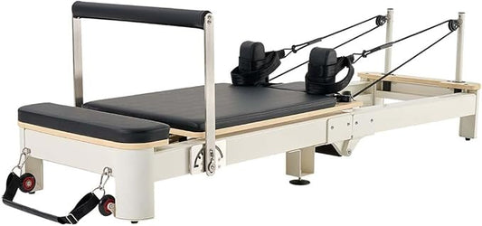 VEVOR Pilates Reformer Accessories for Home Gym, Include Reformer Box/Chair/Spine Corrector/Wall Mounted Machine/Jump Board/Foldable & Dual Resistance Springs