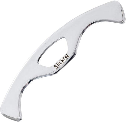 STICKON Stainless Steel Gua Sha Scraping Massage Tool IASTM Tools Great Soft Tissue Mobilization Tool (L Shape)