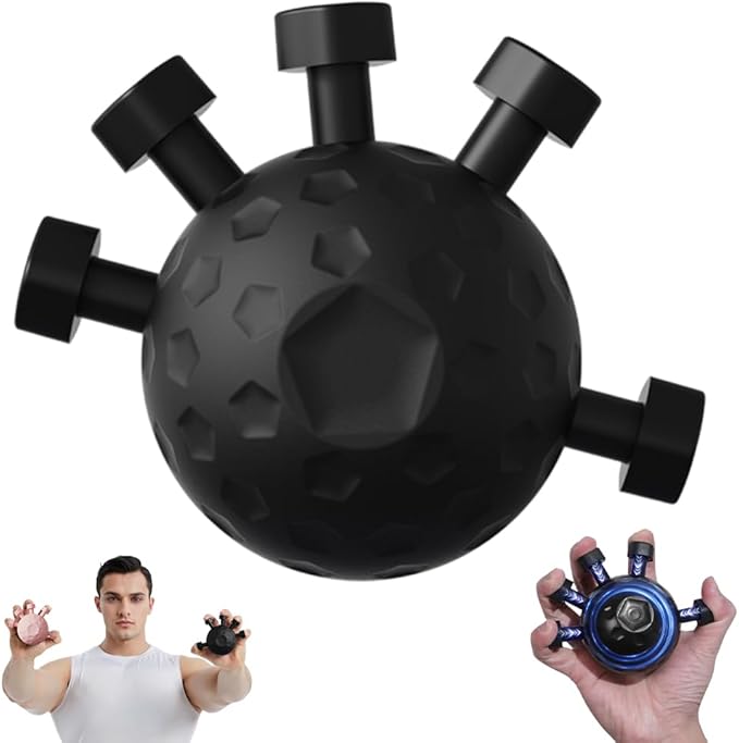 Finger Grip Strengthener, Hand Grip Strength Trainer, Hand Muscle Trainer, Finger Exerciser Grip Tool, Adjustable Hand Grip Strength Trainer for Grip Strength and Grip Training