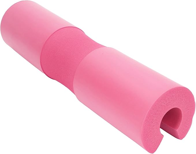 Squat Pad Barbell Pad | Weight Distribution & Shoulder Protection | Neck Support for Squats/Lunges/Hip Thrusts | NBR Rubber Foam, 17.1in Length