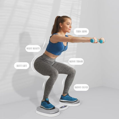 KYTO Waist Twister Disc – Core Trainer Board with Digital Counter, Ab Workout Equipment with 360° Rotation, Non-Slip Foot Massage Design for Home, Office Fitness