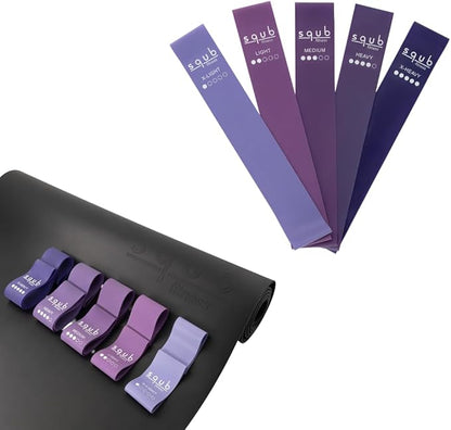Fitness Resistance Bands Set Stretch Bands for Exercise Bands Resistance for Home Workout Bands, with Handles Bands for Working Out Portable Fitness Bands Resistance Bands for Women Elastic Band