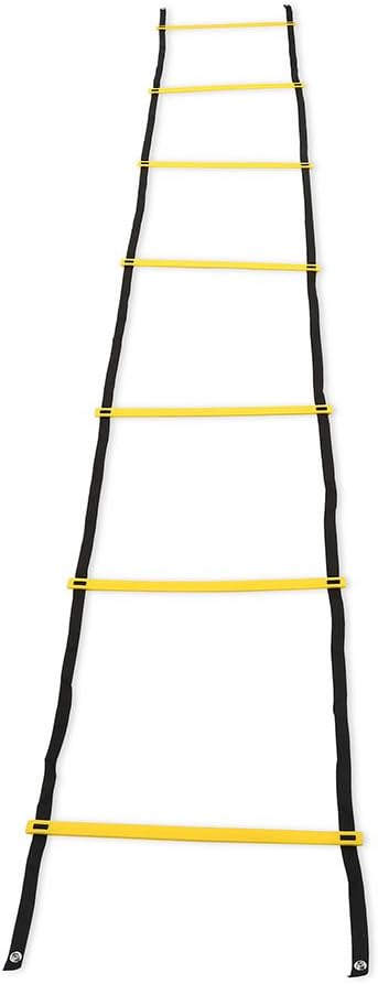 Durable Speed Agility Ladder for Soccer Football Training Portable Foldable Footwork Ladder PP Rungs Nylon Straps 7 10 13 Rung Options