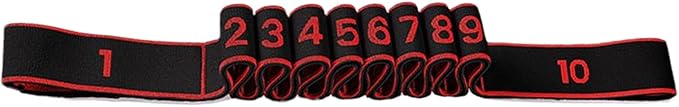 Workout Bands Set, Adjustable Training Equipment, 150x15cm Leg Stretch Yoga Bands for Adults, Latex Fitness Accessory, Exercise Gear with Multi-Level Tension, Full Body Legs Mobility