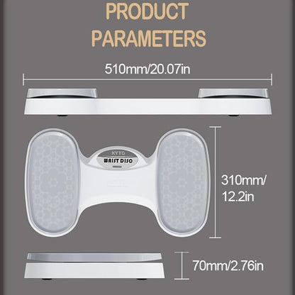 KYTO Waist Twister Disc – Core Trainer Board with Digital Counter, Ab Workout Equipment with 360° Rotation, Non-Slip Foot Massage Design for Home, Office Fitness