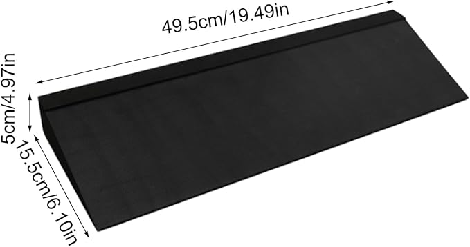 Inclined Squat Wedge, Professional Training Board, 25 Degree Angle with Stability Support, High Density Foam Exercise Block, Fitness Tool with Non Slip Base, Strength Training for Home Gym