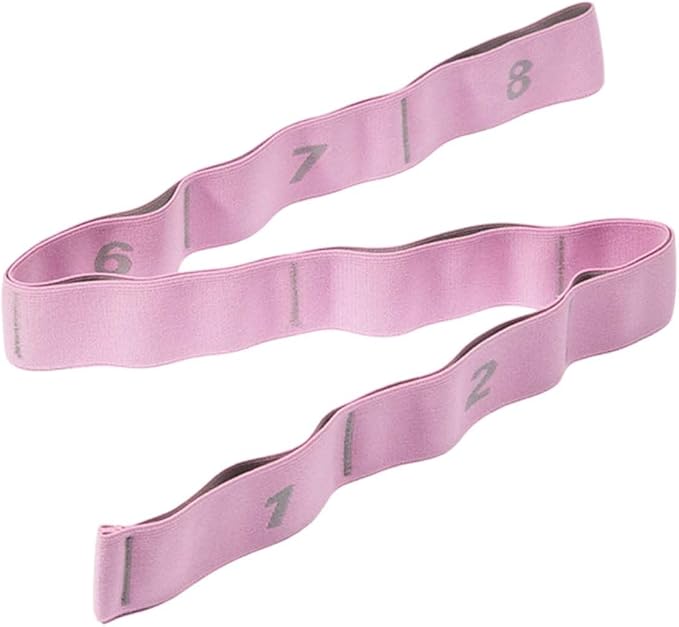 Resistance Bands for Working Out, 8-Levels Elastic Adjustable Exercise Band for Women and Men,Body Stretching,Yoga,Pilates,Booty Legs,Stretch Bands for Fitness,Training,Physical Therapy,Gym