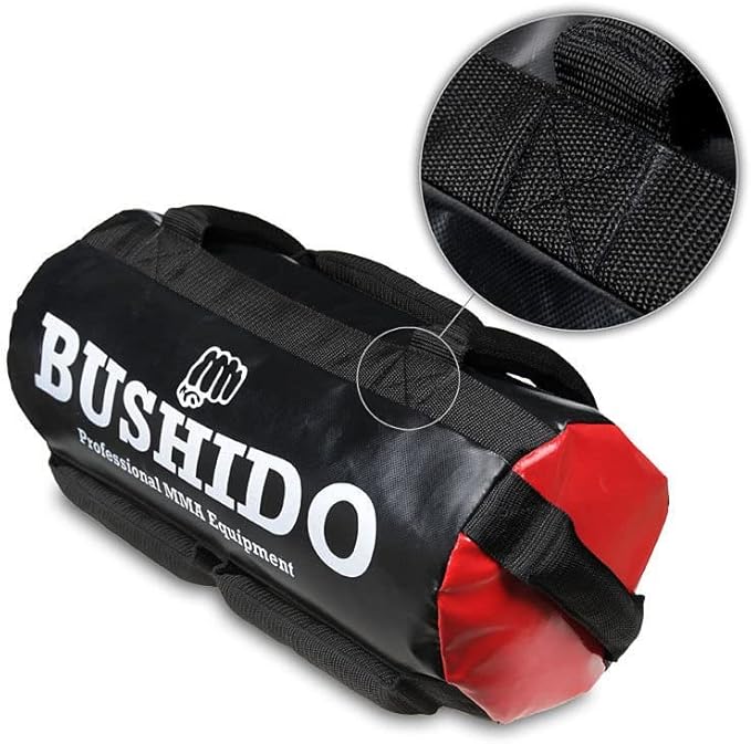 DBX BUSHIDO Unisex Adult DBX-PB-10 Sport Bulgarian 35 kg Sandbag Sandbag Fitness Sack Power Bag for Strength Training and Functional Training Empty Black One Size
