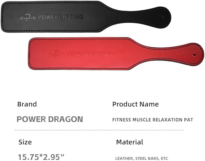 Fitness Muscle Relaxation Pat Tool, Relieve Hip Leg Back Soreness, Fatigue Relief After Strength Training, Unisex (Red)