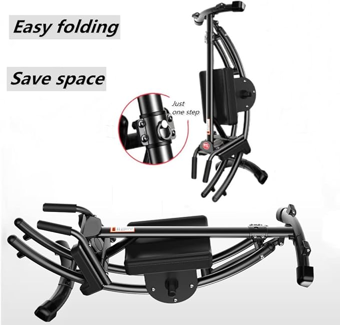 Ab Machine Adjustable Ab Workout Equipment, Abs Machine for Stomach Workout, Abdominal/Core Fitness Equipment For Home Gym,Strength Training Exercise Machine for Women and Men