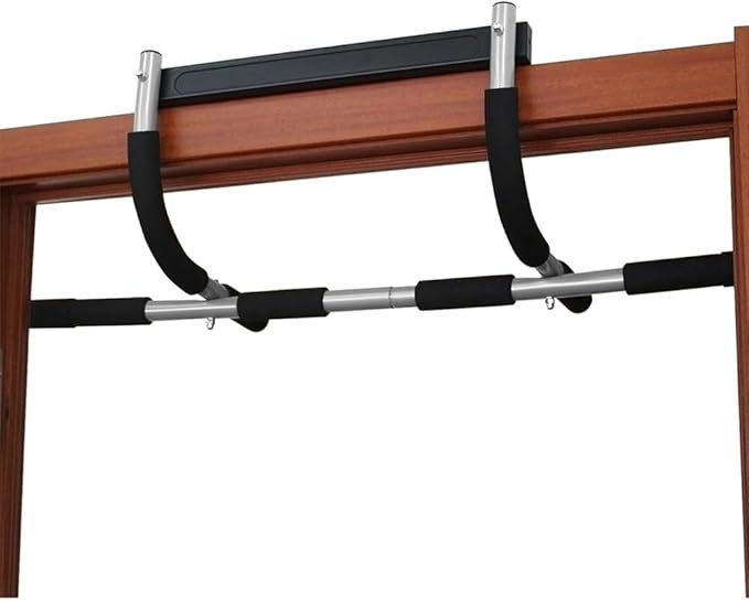 Wall Mounted Pull Up Bar - Chin Up Bar for Doorway, Multi-Gym Home Fitness Equipment with Enhanced Door Frame Protection