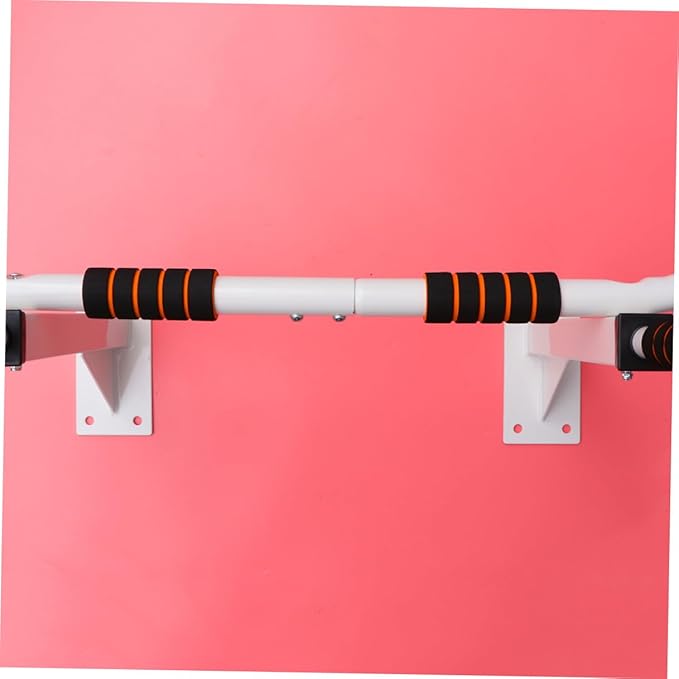 VANZACK Heavy Duty White Doorway Pull up Bar for Home Gym, Professional Upper Body Chin up Bar for Indoor Strength Training and Bodyweight Workouts