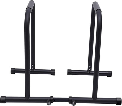 Dip Bar, Adjustable Parallel Bars for Home Workout, Dip Station with 440lbs Loading Capacity, Heavy Duty Parallel Bars Workout Equipment for Calisthenics, Strength Training