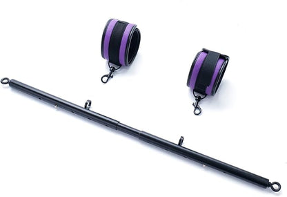 Spreader Bar Heavy Duty Expandable Exercise with 2 pcs Adjustable Strap, Yoga Training Fitness Gear, Workout Bar,Sports Gym Kit