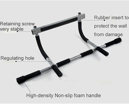 VIDI Chin Up Bar Portable Thicken Practical Heavy Duty Pull-ups Exercise Fitness Pole for Home Doorway