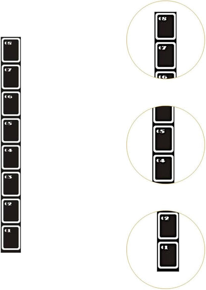 pistro Agility Training Ladder Mat Speed Ladder Workout Rugby Soccer Outdoor Playing Field Fitness Footwork Trainer Improve Speed