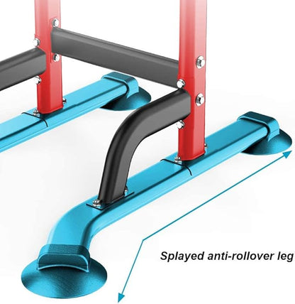 SogesHome Power Tower Pull Up Bar and Dip Station, Height Adjustable Dip Stand Exercise Machine for Home Gym, Multi-Functional Free Standing Strength Training Fitness Workout Station