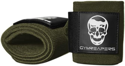 Wrist Wraps Weightlifting - Stiff Heavy Duty 18 inch Wraps With Thick Thumb Loop For Powerlifting, Bodybuilding, Cross Training, & Heavy Presses