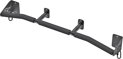 SELEWARE Heavy Duty Wall Mount Pull Up Bar, Joist Mount Chin Up Bar for Doorway, Sturdy Steel Construction, w/Resistance Band Hooks, Fits 32"/36" Wall Studs for Home Gym Strength Training