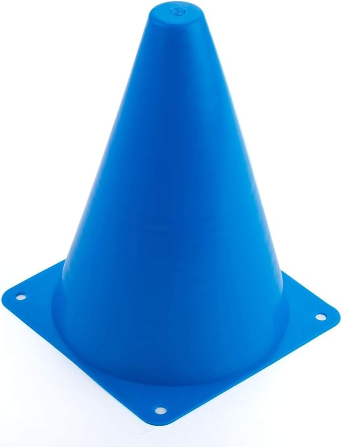 Faswin 30 Pack Soccer Cones, 7 Inch Colored Cones for Sports, Traffic Cones Training Agility Field Marker Plastic Cone for Skating, Football, Games, Indoor Outdoor Activity & Festive Events, 6 Colors
