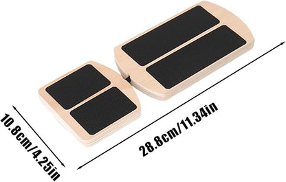 Wooden Foot Stretcher – Ankle Strengthening Balance Board, Single Leg Training Tool | Foot Muscle Reliever, Stretching Exercise and Rehabilitation for Ankles