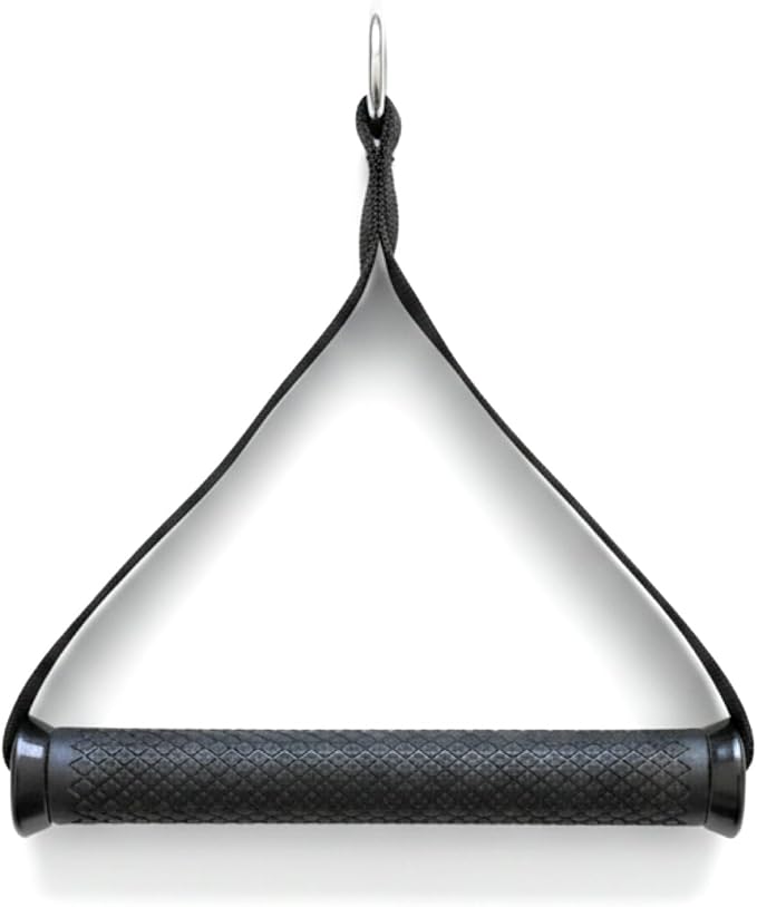 Extra Wide Cable Attachment Handles (Pair) – Heavy Duty Non-Slip Ergonomic D-Handles for Gym Pulley Systems, Resistance Bands, & Suspension Trainers