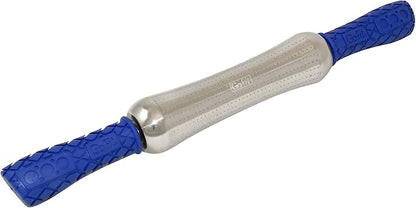 GoFit Polar Roller Cold Massage Bar Stainless Steel Cryotherapy Muscle Roller for Pain Relief and Recovery Smooth Rolling Ice Therapy Tool for Legs Arms Back Portable Freezer Ready with Manual