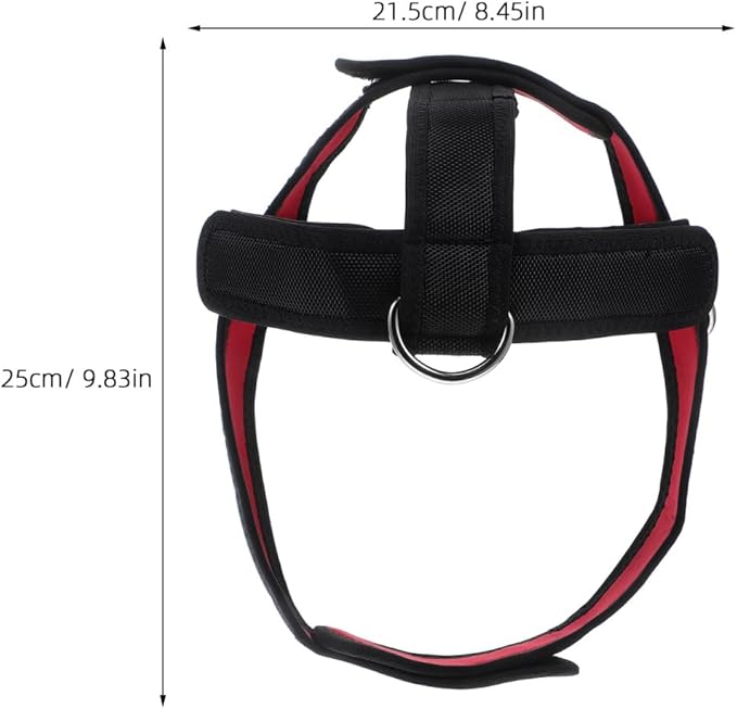 Kisangel Adjustable Neck Harness, Weight Lifting Strap Heavy Duty Neck Trainer Strapfor Exerciser Strength Training Fitness Equipment