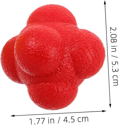 BESPORTBLE 6-Piece Hexagon Reflex Training Balls for Hand-Eye Coordination Agility and Reaction Speed for Kids Sports Practice and Fitness Training