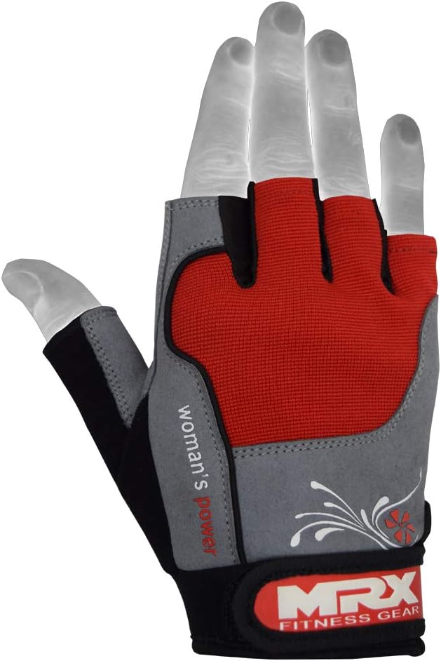 MRX BOXING & FITNESS Weight Lifting/Exercise Grip Gloves for Women, Great for Workouts, Weight Training and More, Pro Series