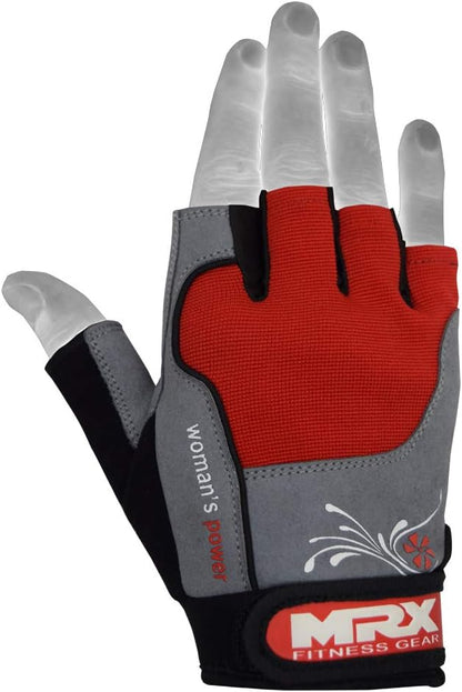 MRX BOXING & FITNESS Weight Lifting/Exercise Grip Gloves for Women, Great for Workouts, Weight Training and More, Pro Series