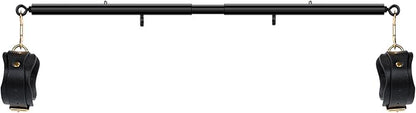Heavy Duty Stainless Steel Expandable Spreader Bar with 2pcs PU Adjustable Straps, Sports Aid Training Fitness Gear Pilates Aid Kit,Home Indoor Sports Yoga Set