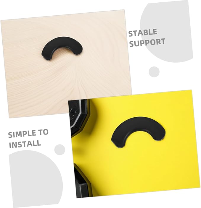 12pcs Dumbbell Crescent Pads for Hip Squats Barbell Pad Barbell Weight Lifting Gym