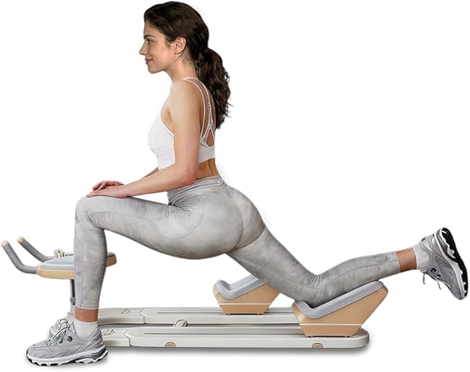 Spine Twist & Stretch Trainer Home Gym Exercise Machine, Ab & Back Stretcher for Core Lower Back Training, Full Body Stretch Twist Waist Leg Workout Equipment, US Local Ship