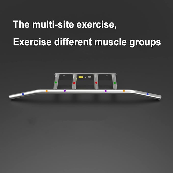 Indoor Exercise Fitness Pull-up Bar, Wall-Mounted Horizontal Bar, Multifunctional Strength Training Rod, for Home Gym, Easy to Install (Stainless Steel)