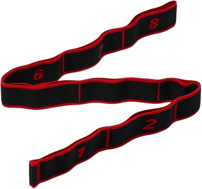 Resistance Bands for Working Out, 8-Levels Elastic Adjustable Exercise Band for Women and Men,Body Stretching,Yoga,Pilates,Booty Legs,Stretch Bands for Fitness,Training,Physical Therapy,Gym