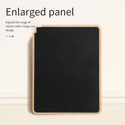 Solid Wood Rectangular Yoga Adult Wooden Non-Slip Gym Equipment Balance Board Training Coordination Gym Pedal(Balance plate)