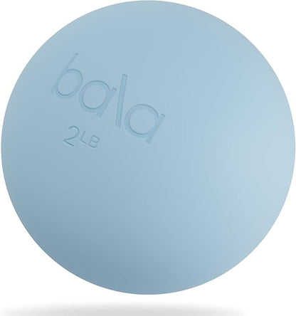 Bala Power Ball, Weighted Toning Exercise Ball for Pilates, Yoga, Home Fitness & More - Workout Ball for Strength & Core Training, Aerobics & Working Out to Improve Balance & Sculpt