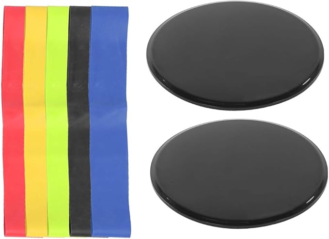 Fitness Sliding Disc Workout Equipment Core Slider Exercise Training Disks for Home Gym Street Workout ABS Material Pink Black Red Blue Green Orange 2 Pack