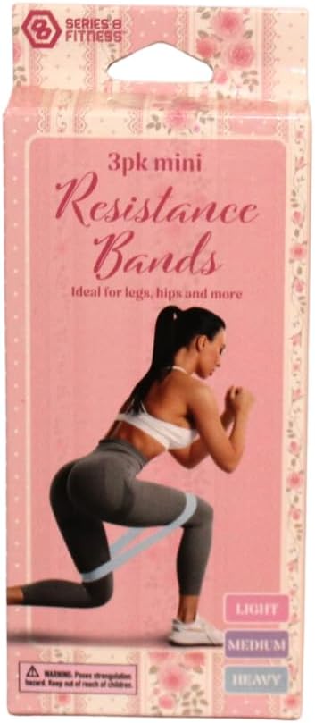 Pink Pilates Starter Kit for Home Workout – Yoga Mat, Pilates Ring, Resistance Bands & Core Sliders Set