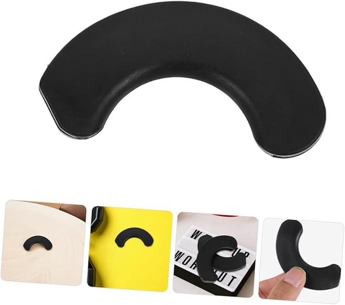 12pcs Dumbbell Crescent Pads for Hip Squats Barbell Pad Barbell Weight Lifting Gym