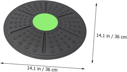 Balacoo Equilibrium Training Board Non-Slip Fitness Balance Tool for Core Stability Sturdy Plastic Wobble Board for Home Workouts and Rehabilitation Exercises